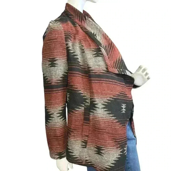 Jack by BB Dakota Women’s Tribal/Aztec Open Cardigan Size M. - Picture 3 of 13